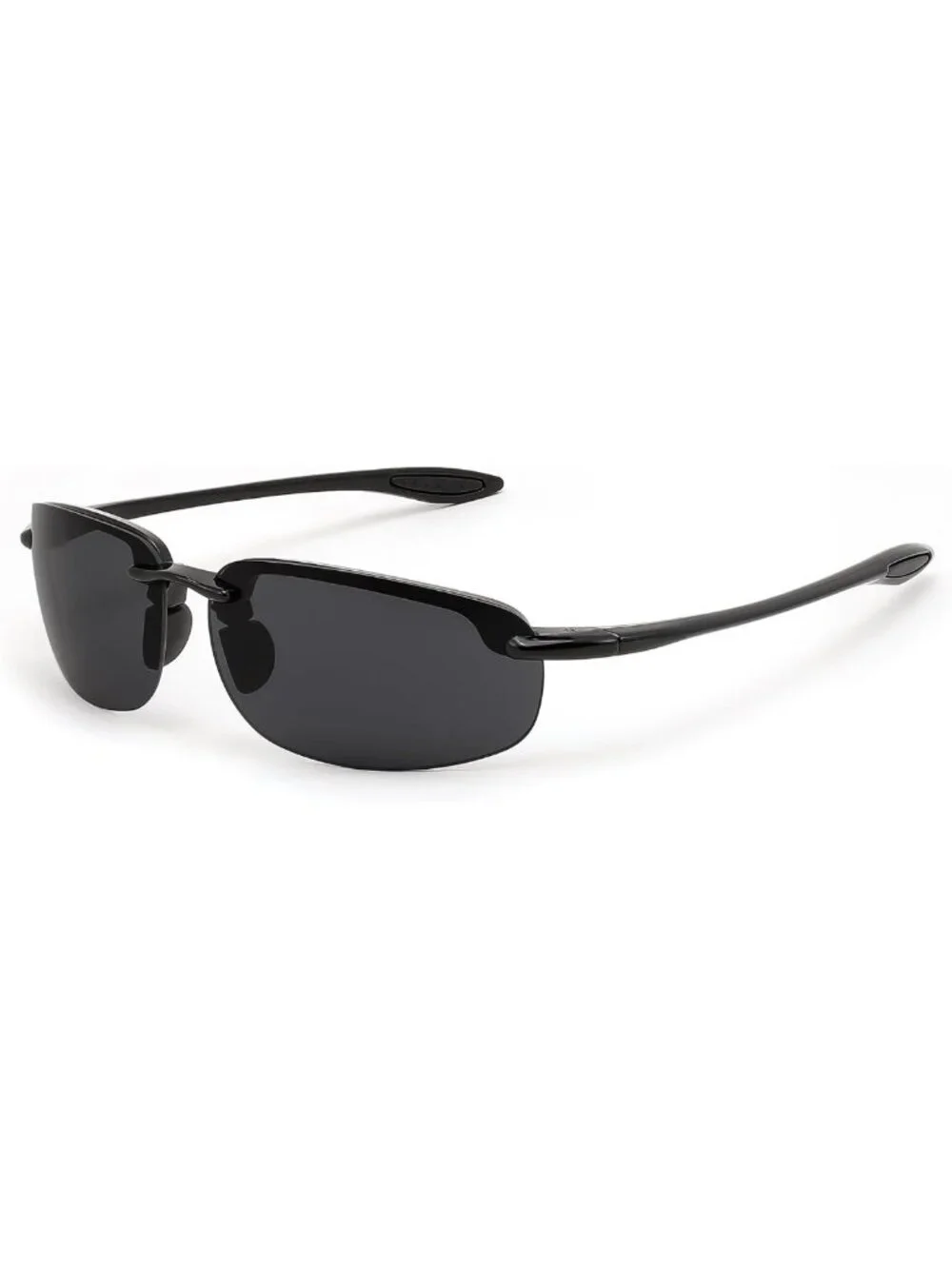 Unisex TR90 Rimless Sports Sunglasses for Running, Fishing & Driving - UV